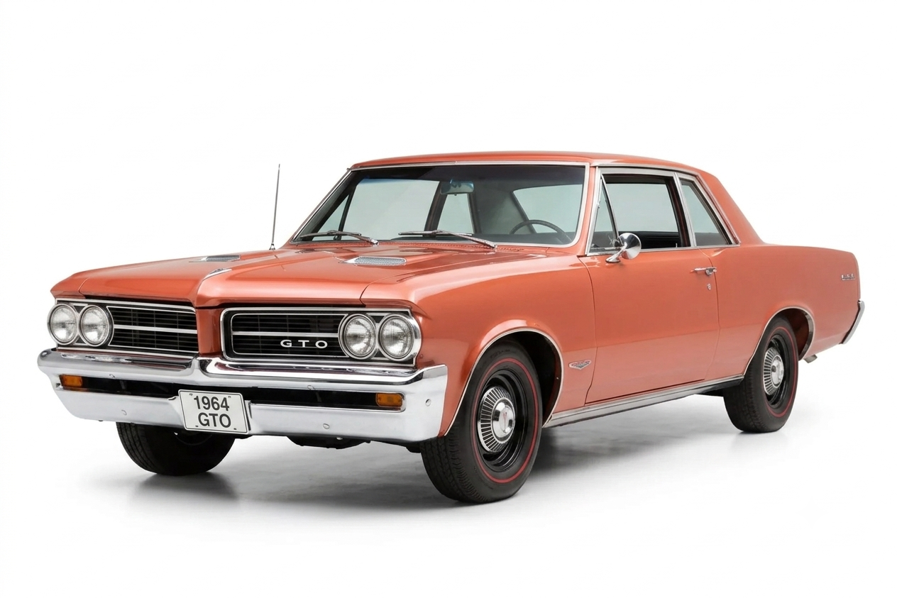 1:18 PONTIAC GTO (1964), orange - 1847