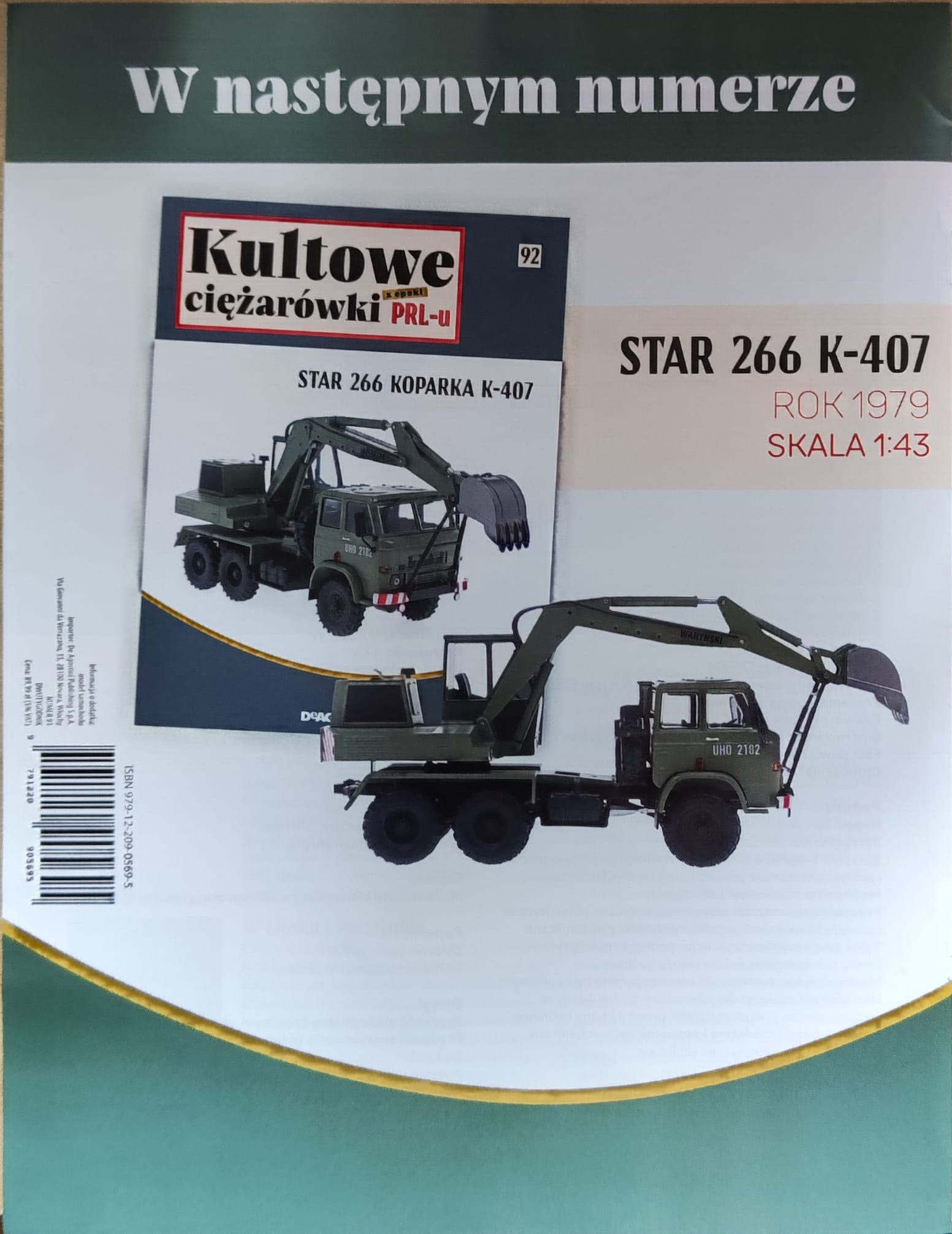 1:43 STAR 266 K-407, Kultowe Ciezarowki PRL-u 92 - kulC092