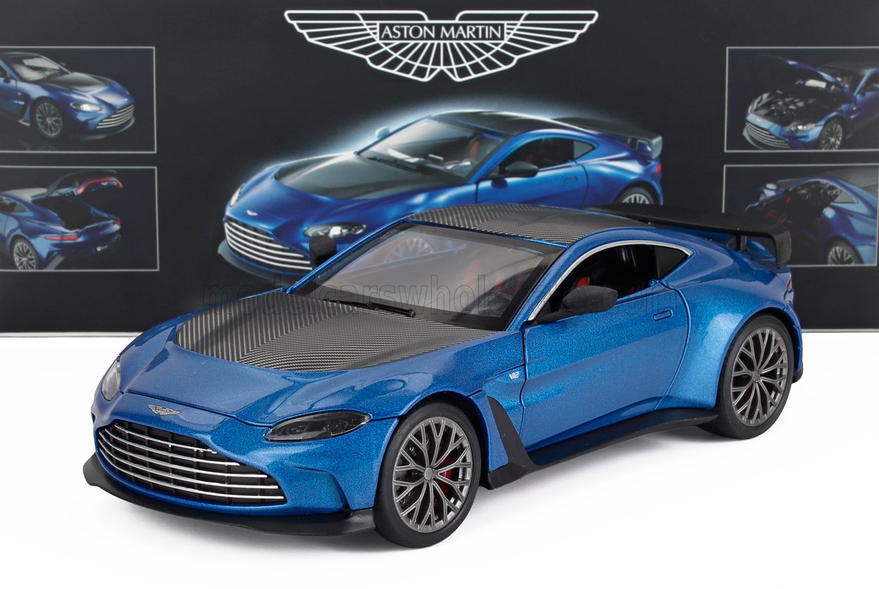 1:24 ASTON MARTIN V12 Vantage (2023), Blue Carbon Black - 0803BB