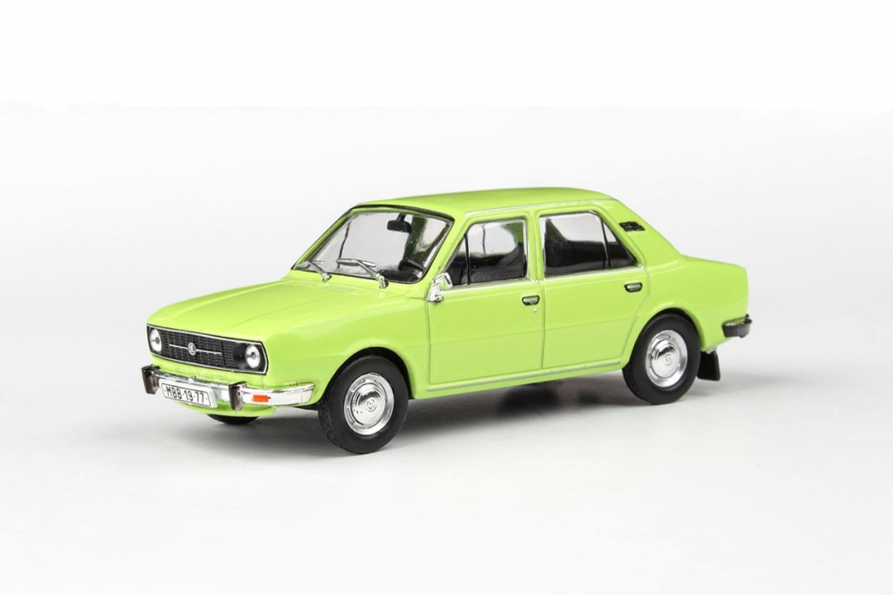 1:43 SKODA 105L - 1977 Zelená Lipová - 723QJ