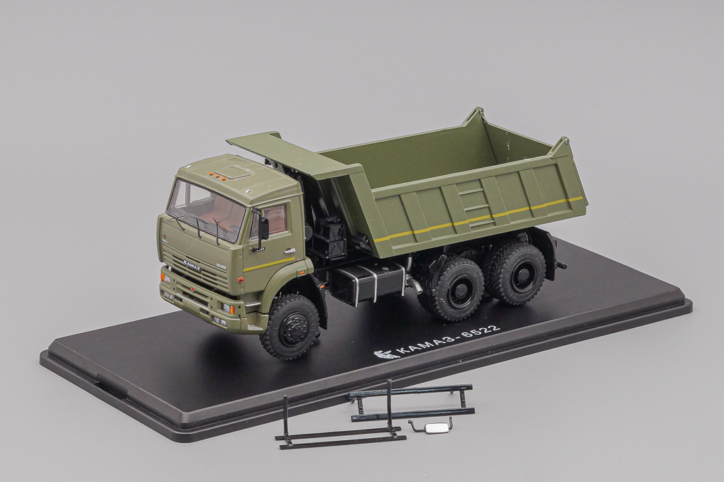 1:43 (Б/У) КАМАЗ 6522 6х6 самосвал, хаки - SSM1253-X1