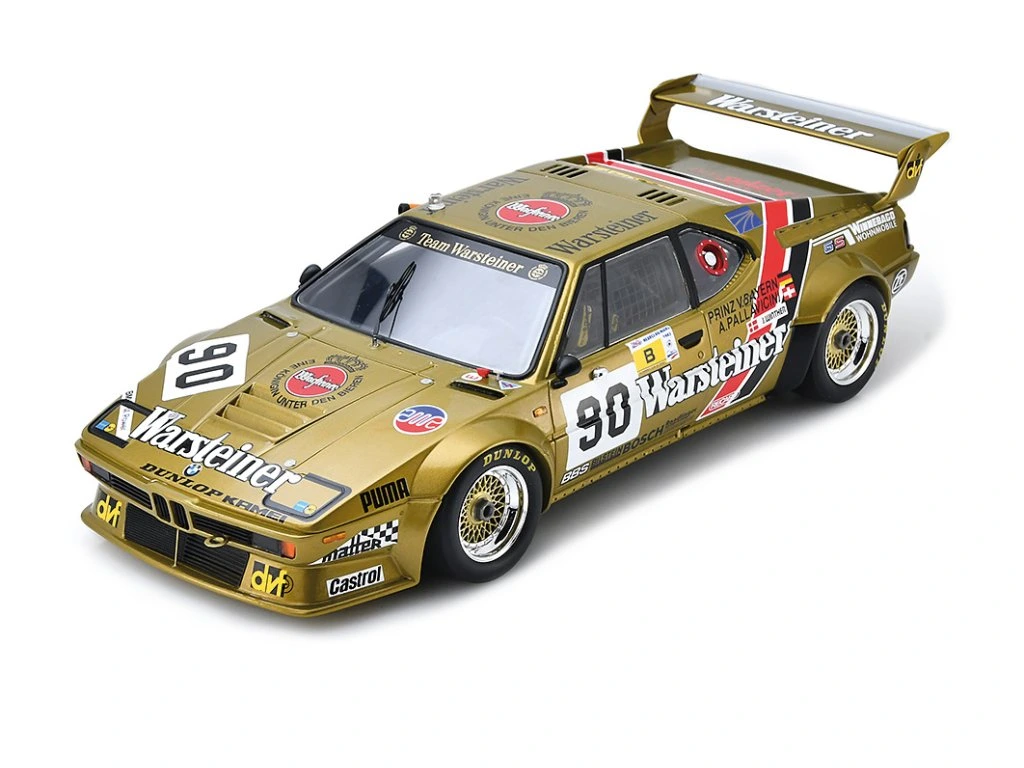 1:18 BMW M1 M88 3.5L Team Brun Motorsport Gmbh №90 24h Le Mans (1983) Angelo Pallavicini - Jens Winther - Leopold von Bayern - 18S617