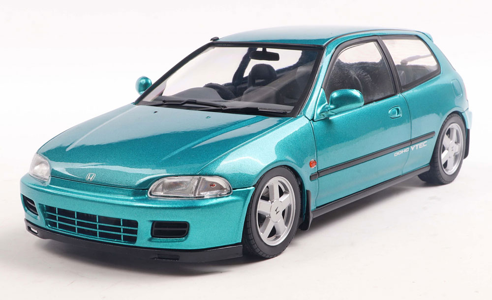 1:18 HONDA Civic (EG6) (1991), turquoise-green metallic - S1810405