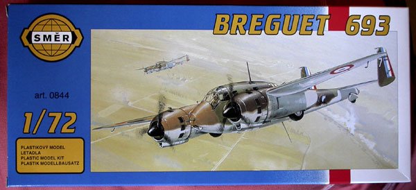 1:72 Сборная модель Самолёт  Breguet 693 - 0844