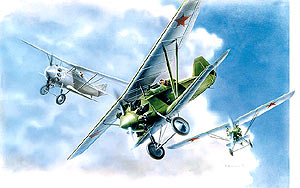 1:72 Сборная модель Истребитель АНТ-5 (А.Н.Туполев) - 7271