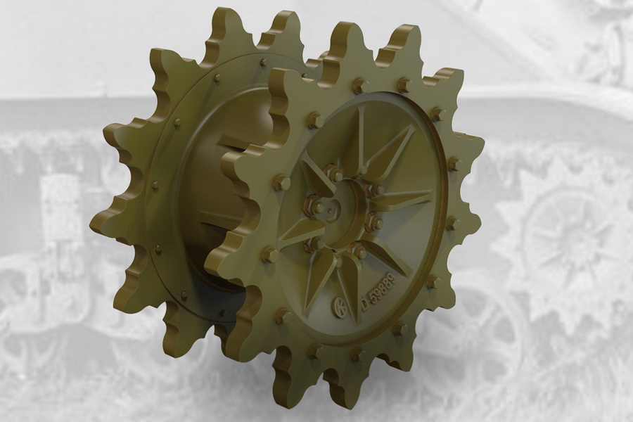 1:35 Набор дополнений ведущие звездочки 13-зубчатые для для легкого танка США  M5 / M5A1 / M8 HMC - 35007