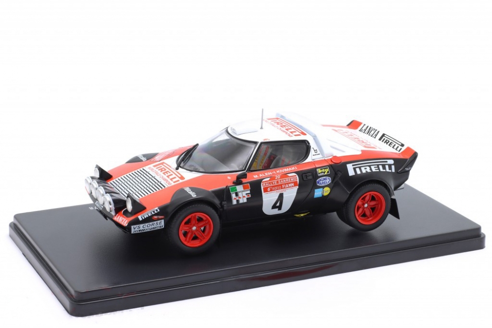1:24 LANCIA Stratos HF #4 'Lancia Pirelli' Alen/Kivimaki Winner Rally SanRemo (1978) - 24WRC525