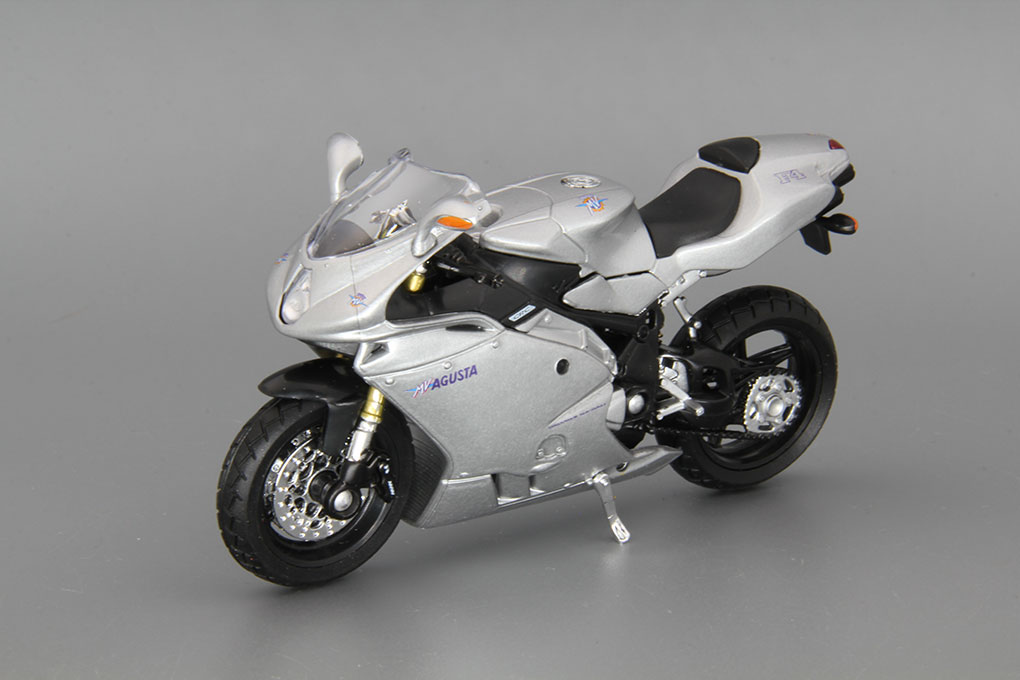 1:18 MV Agusta F4S 1+1 (1998), silver - 112759