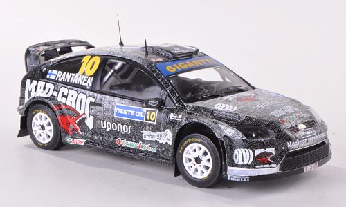 1:43 FORD FOCUS RS WRC 08 10 M. Rantanen/M. Lukka 5th RALLY FINLAND 2009, black - RAM391