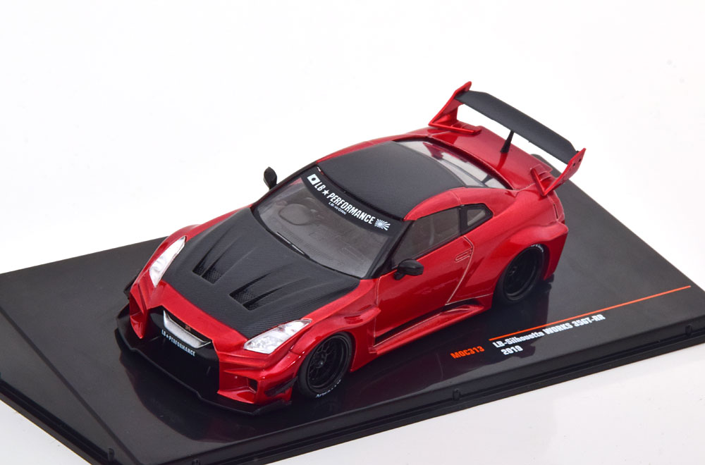 1:43 NISSAN 35 GT-RR LB Works (2019), red metallic black - MOC313