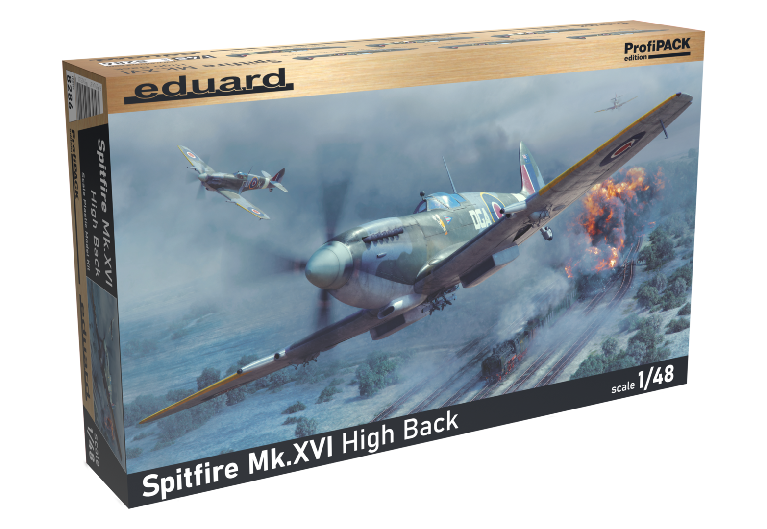 1:48 Сборная модель Spitfire Mk.XVI High Back - The ProfiPACK Edition - 8286