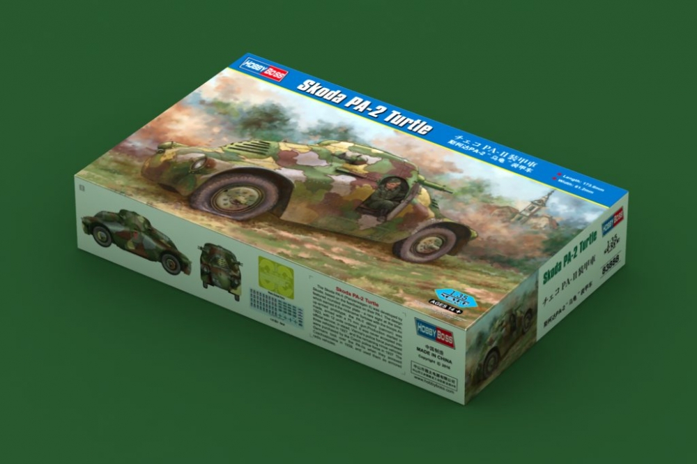 1:35 Сборная модель Skoda PA-2 Turtle - 83888