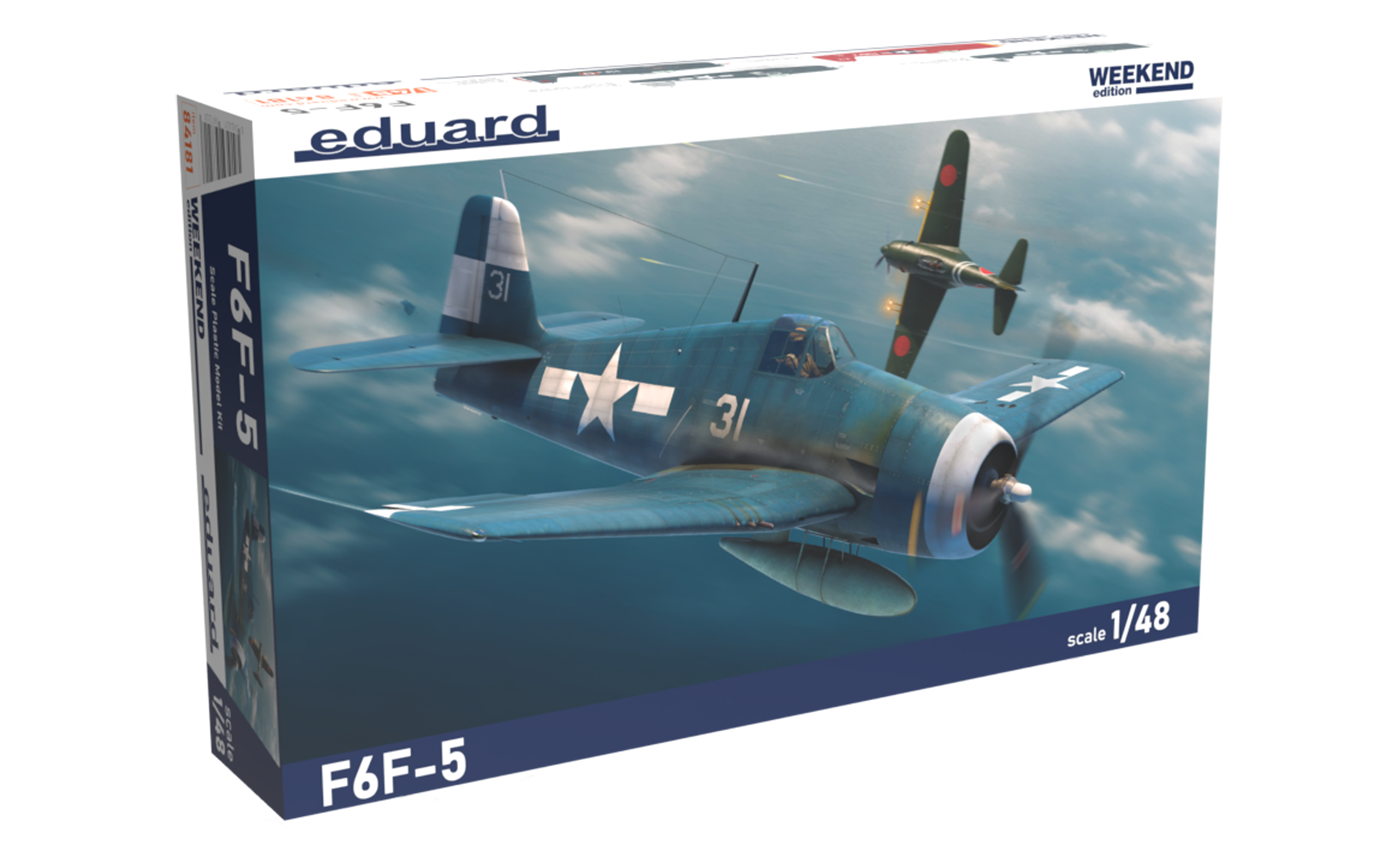 1:48 Сборная модель истребитель F6F-5 версия Weekend - 84181