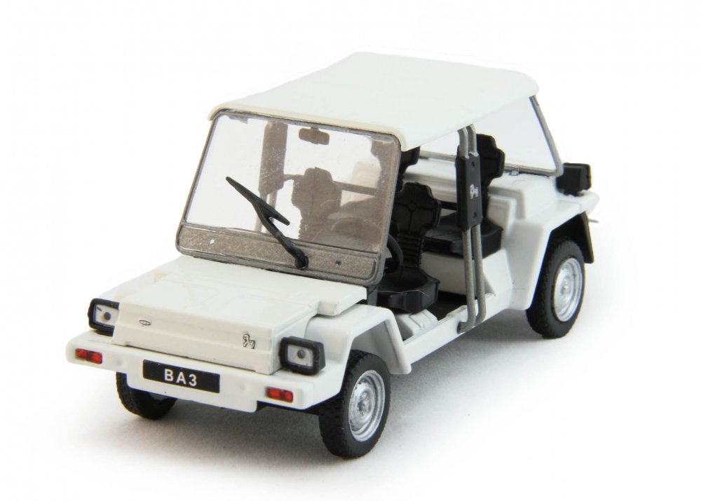 1:43 Волжский автомобиль 1801 Пони, Автолегенды СССР 128, белый - AL128