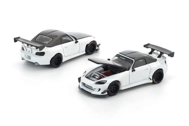1:64 Pandem HONDA S2000 Softtop, white - PR640389