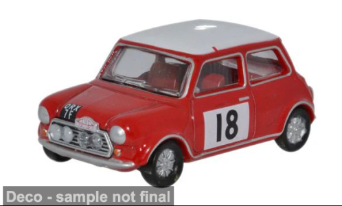 1:76 MINI Cooper S MkII  #18 Rally Monte Carlo (1968), red/white - 76MCS001