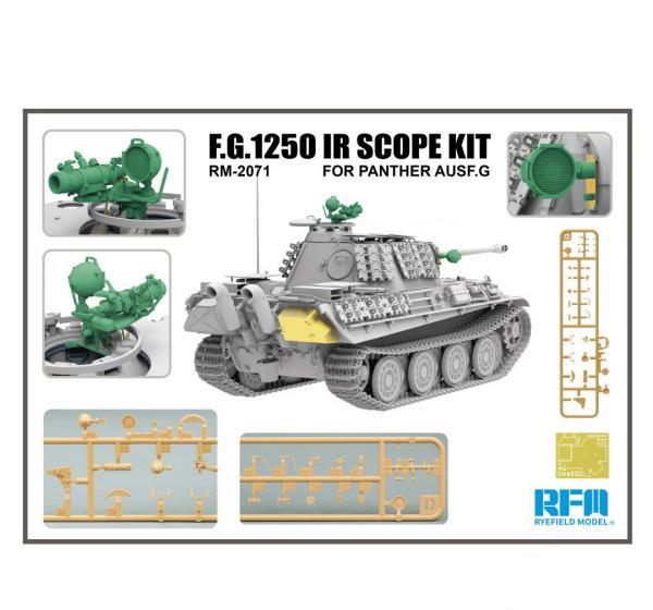 1:35 Сборная модель F.G.1250 Инфракрасный прицел для Panther Ausf.G - RM-2071