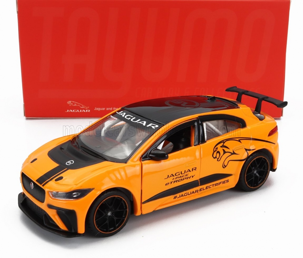 1:36 JAGUAR I-pace E-trophy (2020), Orange Black - 36100024