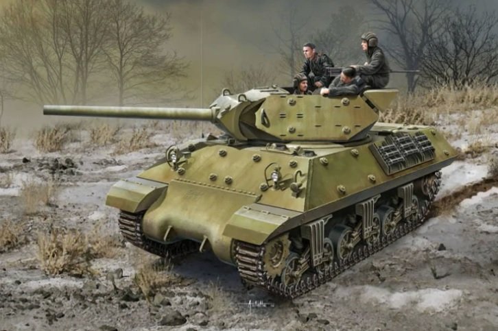 1:35 Сборная модель САУ  USSR M10 Lend Lease - 13521