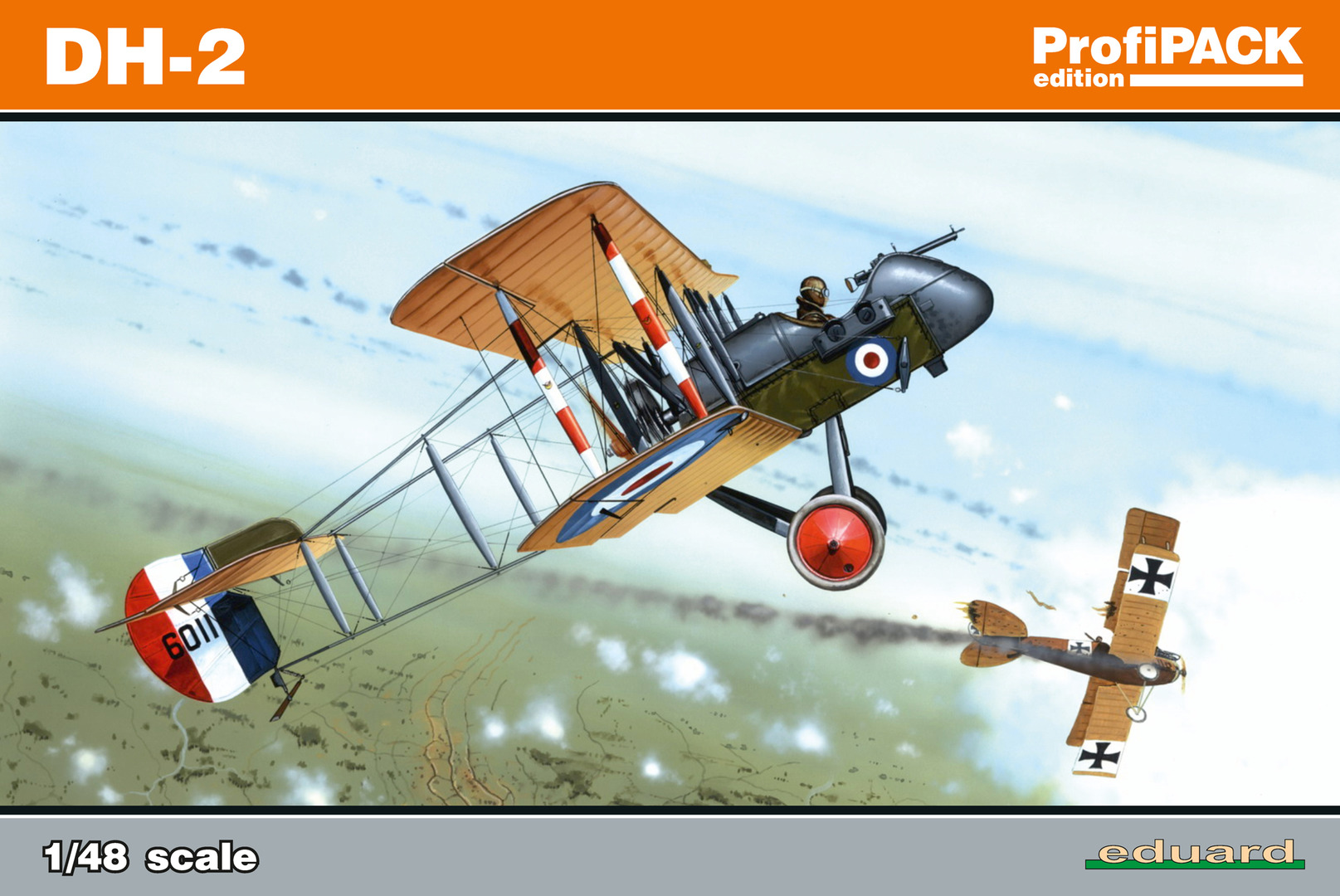 1:48 Сборная модель Британский истребитель Airco DH-2 - 8094