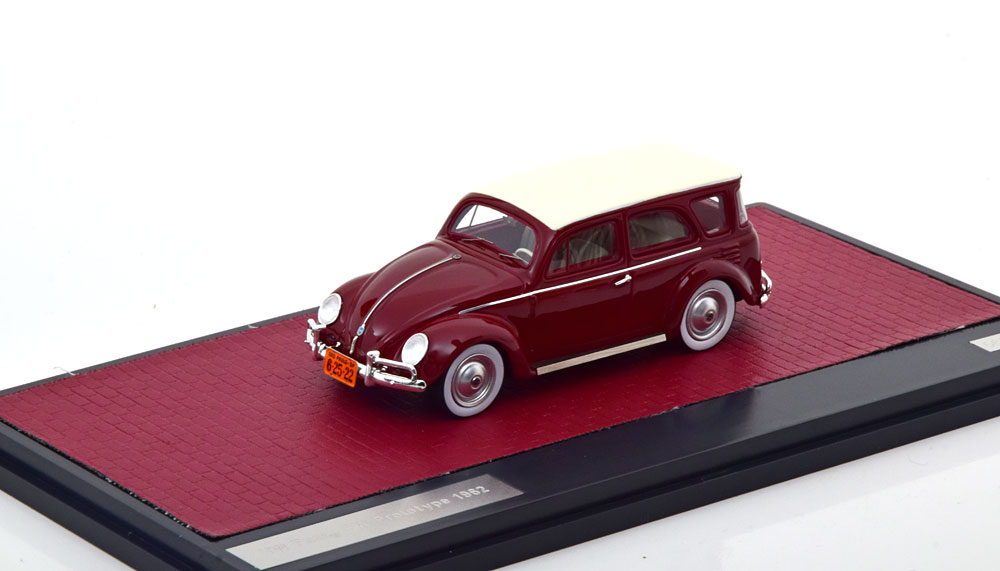 1:43 VOLKSWAGEN Fusca SW Prototype (1962), dark red white - MX42105-051