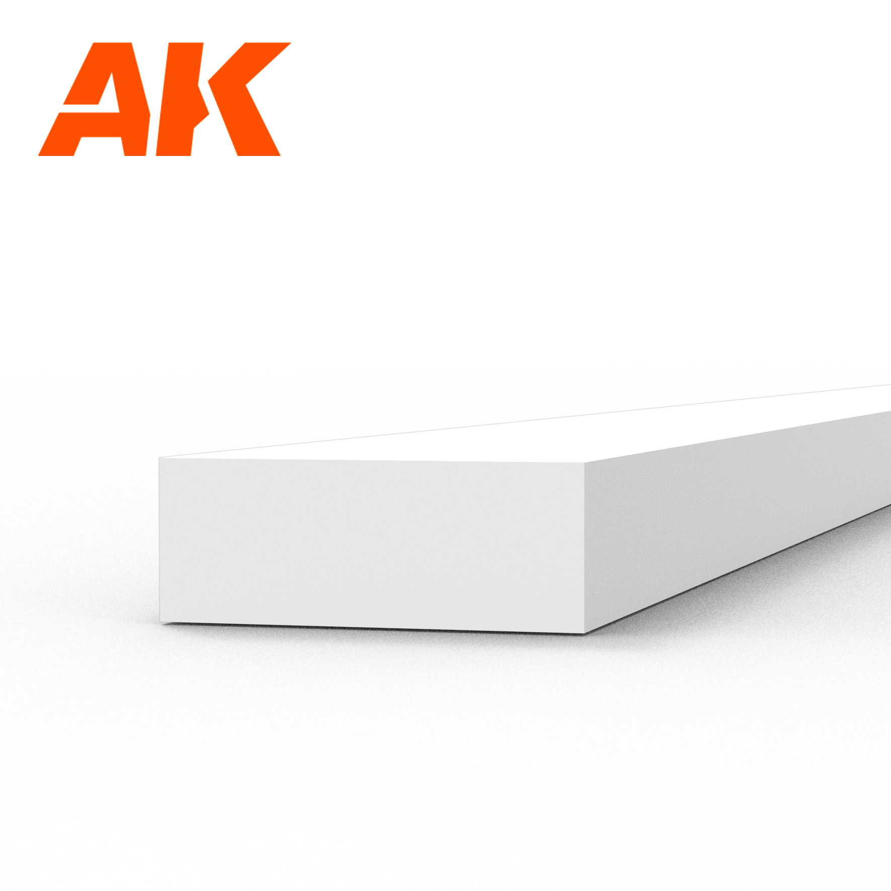 Strips 1.50 x 4.00 x 350mm - STYRENE STRIP - AK6527