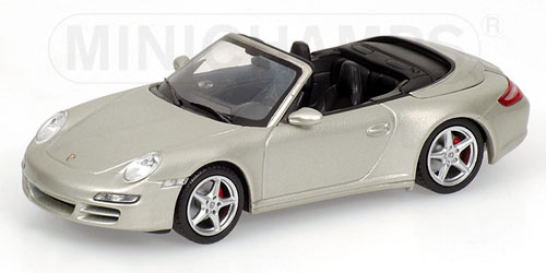 1:43 PORSCHE 911 CARRERA 4S CABRIOLET - 2005 - SILVER - 400065330