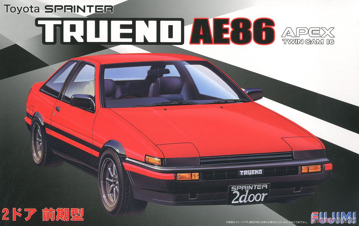 1:24 Сборная модель Toyota Trueno (2-дверный/Apex Early Production) 1986 - 046297