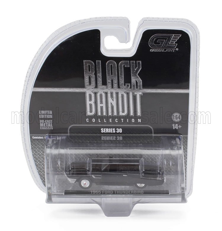 1:64 FORD Thunderbird Cabriolet (1965) - Smokey And The Bandit, Black Grey - 28170E