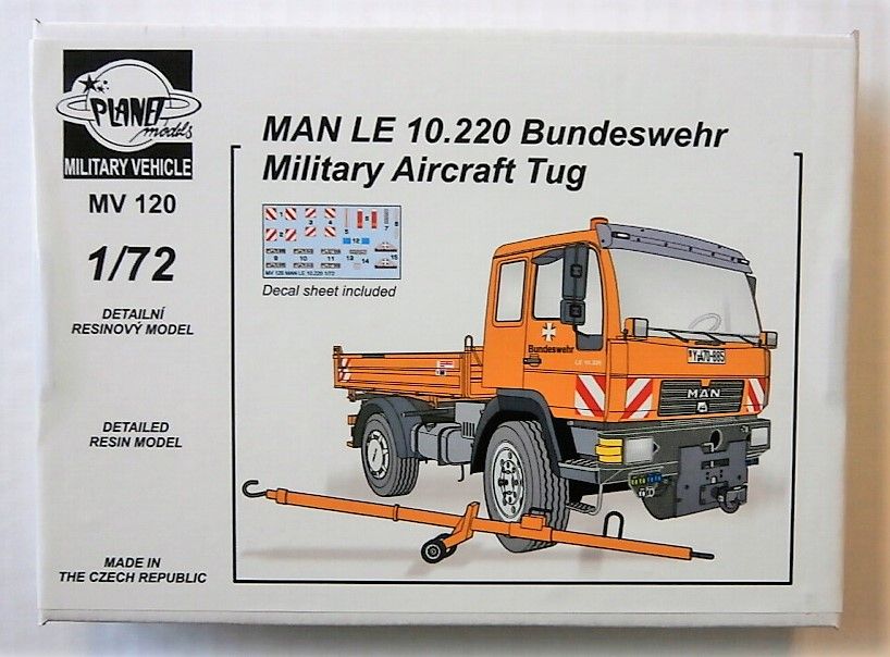 1:72 Сборная модель MAN LE 10.220 Bundeswehr Military Aircraft Tug - MV120