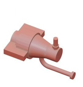 1:43 Насос задний для пожарных моделей ЛОМО. Серия реставрация - АМ43031020