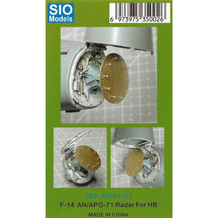 1:48 Радар F-14 AN/APG-71 (HobbyBoss) - 3DP-48001-G2