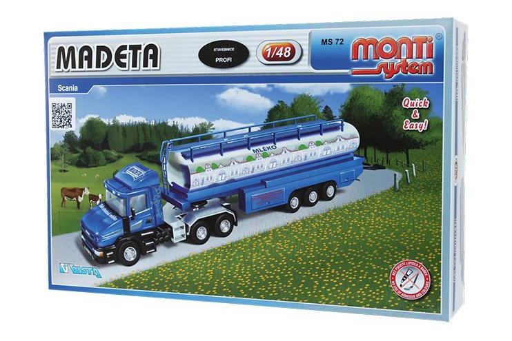 1:48 Сборная модель Scania Автоцистерна MADETA - 0110-72