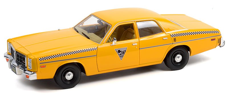 1:18 DODGE Monaco Taxi 'City Cab Co.' 1978 (из к/ф 'Рокки III') - 19111