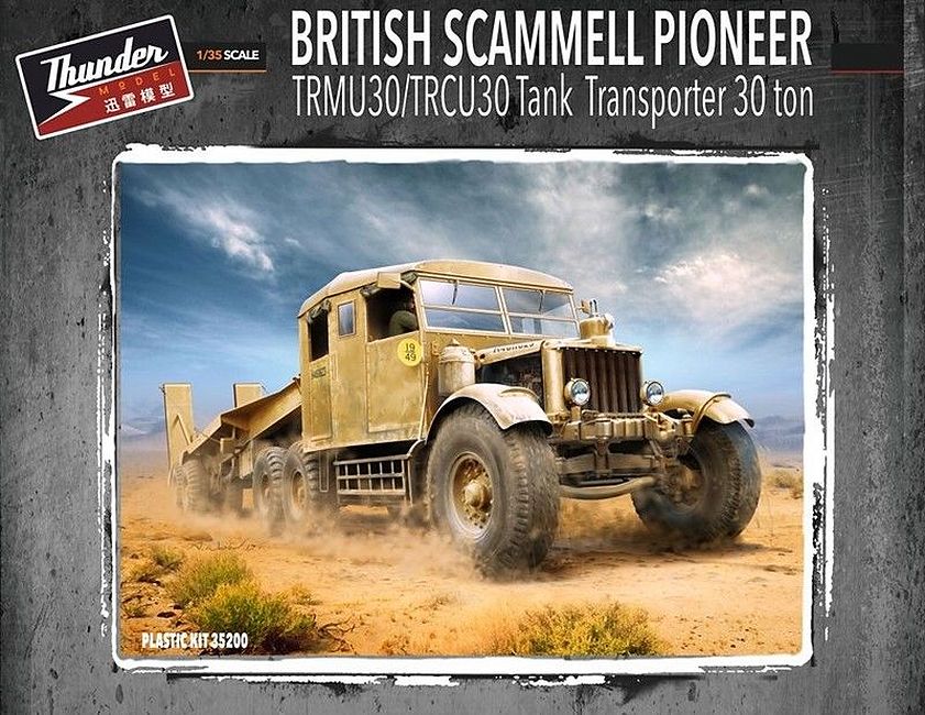 1:35 Сборная модель Британский седельный тягач Scammell Pioneer с 30-тонным трейлером - TM35200