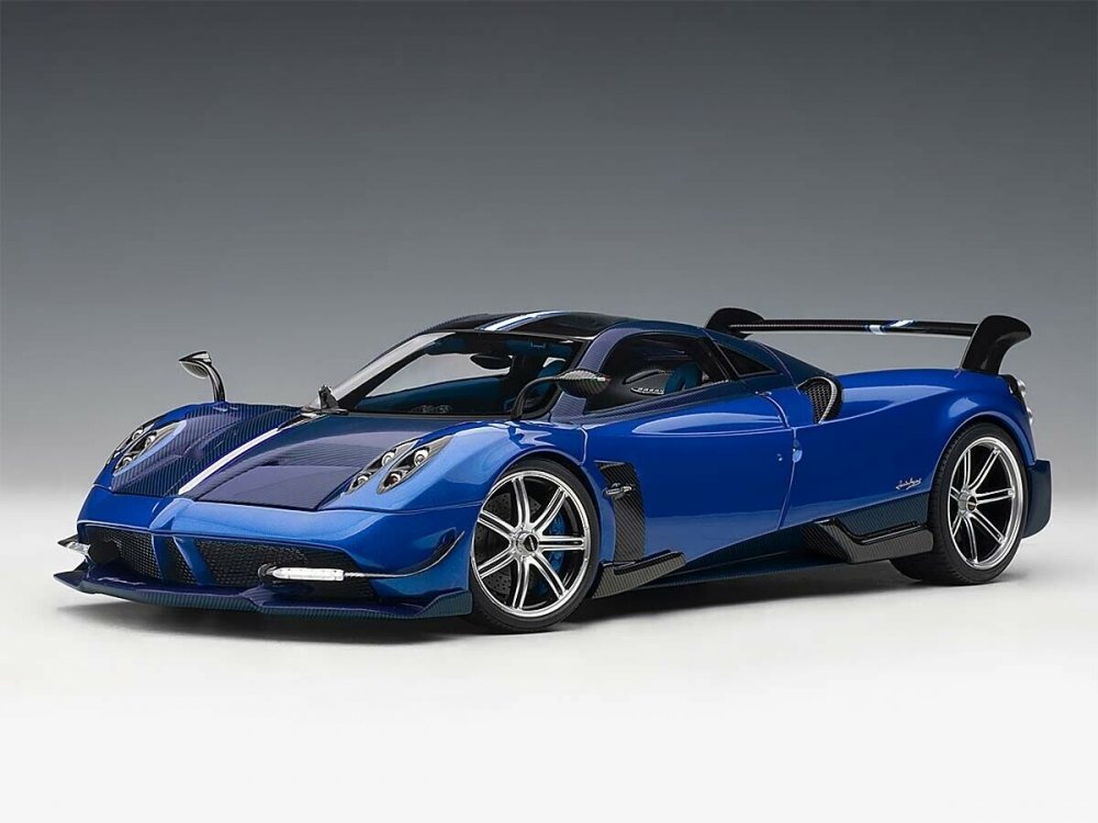 1:18 Pagani Huayra BC - 2016 (blue /carbon) - 78277