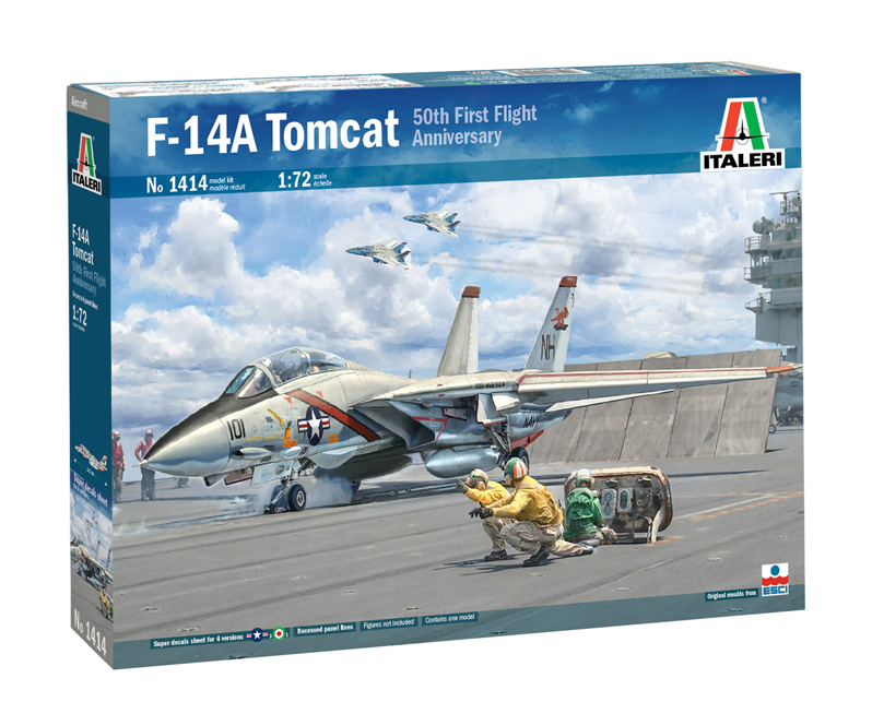 1:72 Сборная модель Самолет F-14A Tomcat - 1414