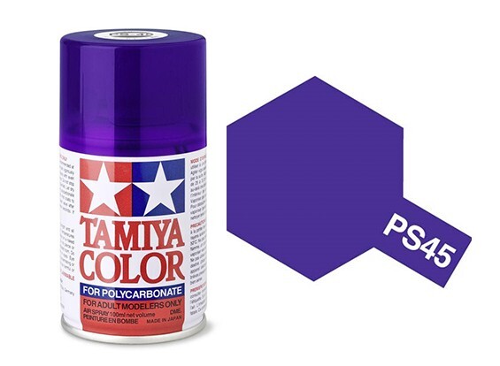 Краска спрей полупрозрачный фиолетовый PS-45 Translucent Purple (в баллоне), 100 мл. - 86045