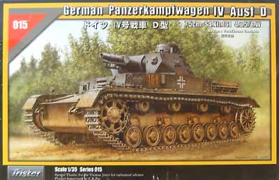 1:35 Сборная модель German Panzerkampfwagen IV Ausf D 7,5cm Sd.Kfz.161 4.u.5/B.W - 35015