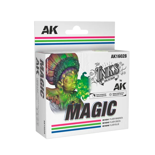 Набор акриловых красок INK - Магия / Magic - AK16028