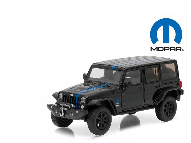 1:43 JEEP Wrangler 4x4 Unlimited MOPAR Edition Apache Tribute 5-дв.(Hard Top) 2014 Black - 86076-X1