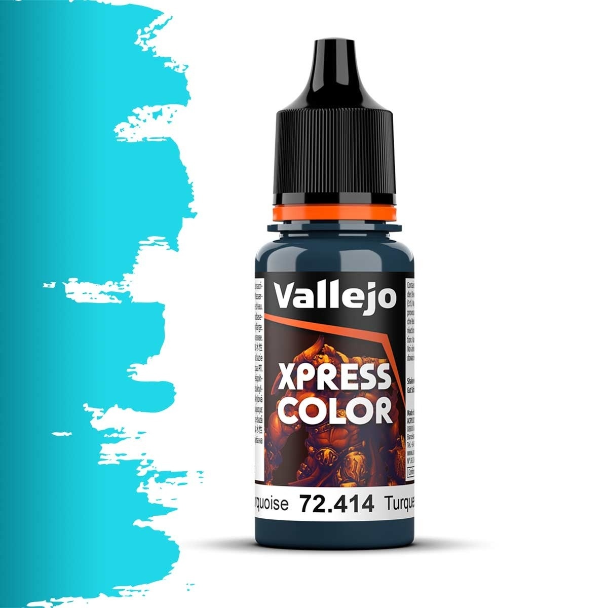 Краска акриловая Xpress Color Карибская бирюза / Caribbean Turquoise, 18 мл - 72414