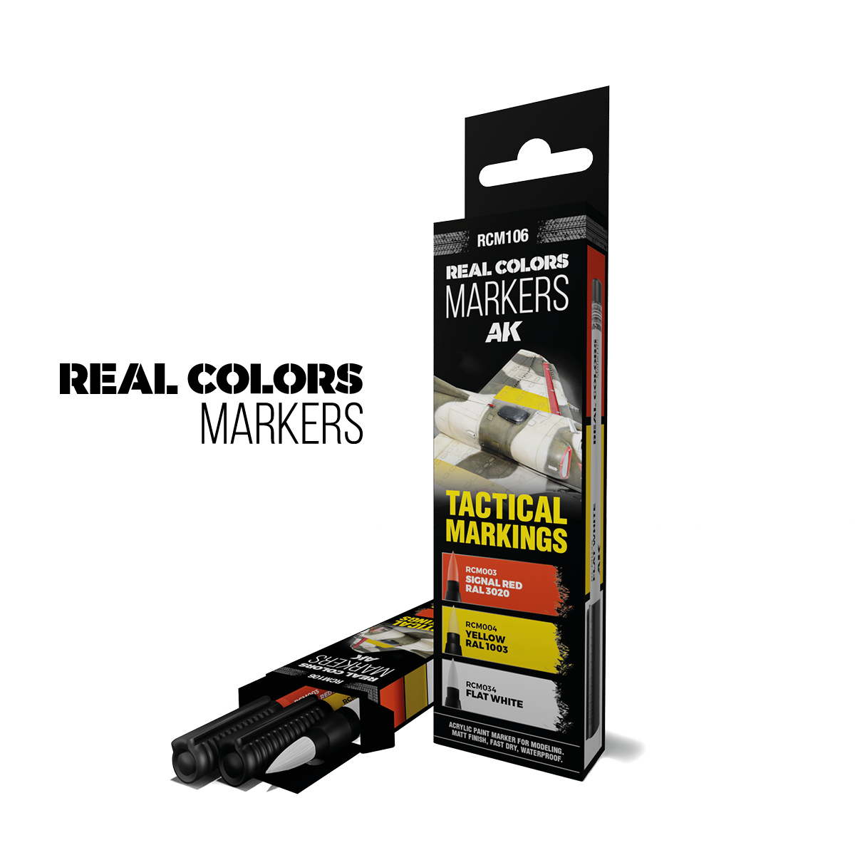Набор акриловых маркеров серии RC 'Тактическая разметка' / TACTICAL MARKINGS – RC MARKERS SET - RCM106