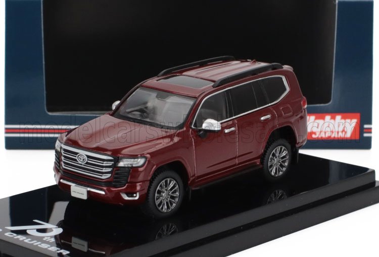 1:64 TOYOTA Land Cruiser (ja300w) Zx (2023), Red Mica Met - HJ641050AR