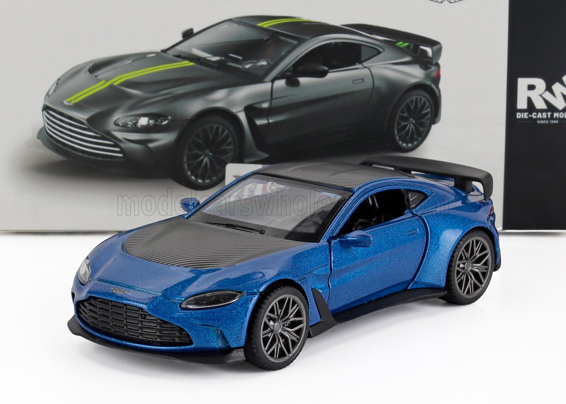1:43 ASTON MARTIN V12 Vantage (2023), Blue Carbon Black - 0806BB