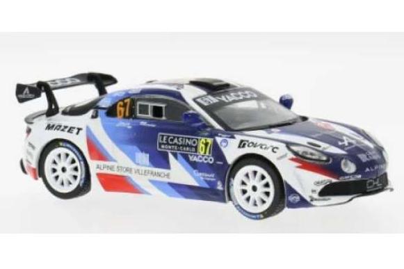 1:43 Alpine A110 RGT WRC №67 R.Astier/D.Giraudet, Rally Monte Carlo (2025) - RAM980