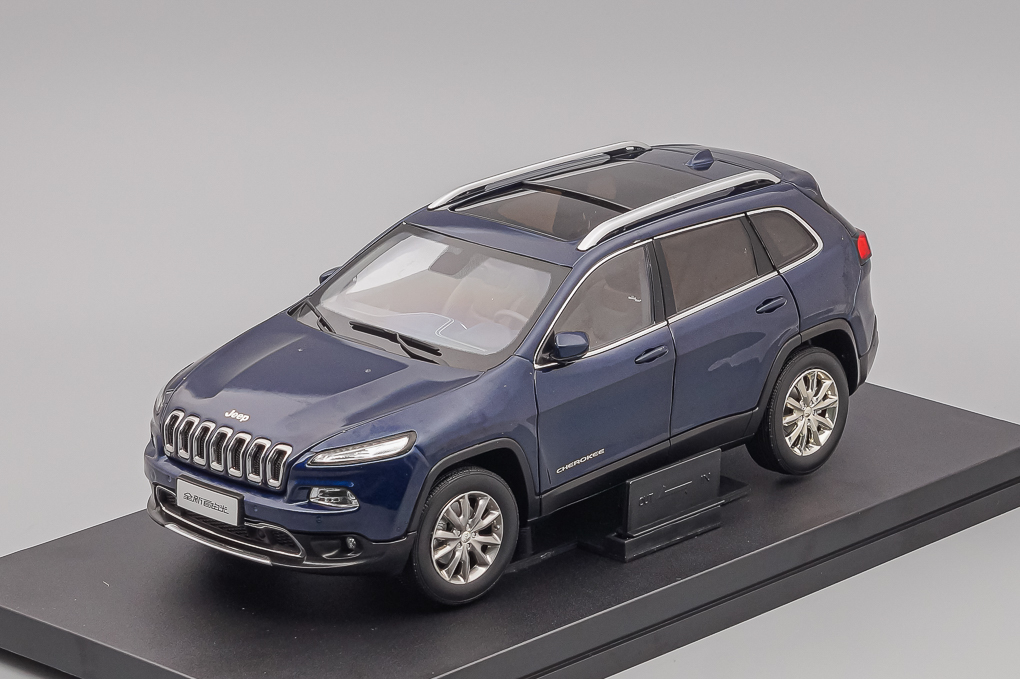 1:18 JEEP Cherokee (2016), dark blue - 2377BL-X2