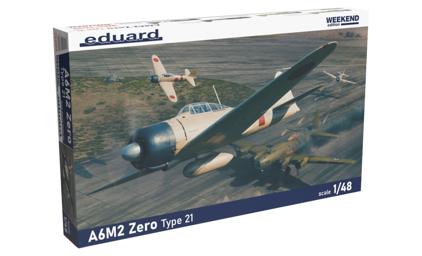 1:48 Сборная модель A6M2 Zero Type 21 - 84189