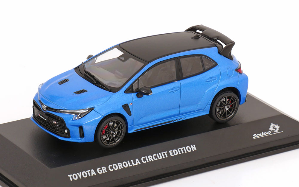 1:43 TOYOTA GR Corolla Circuit Edition, blue metallic-matt-black - S4314203