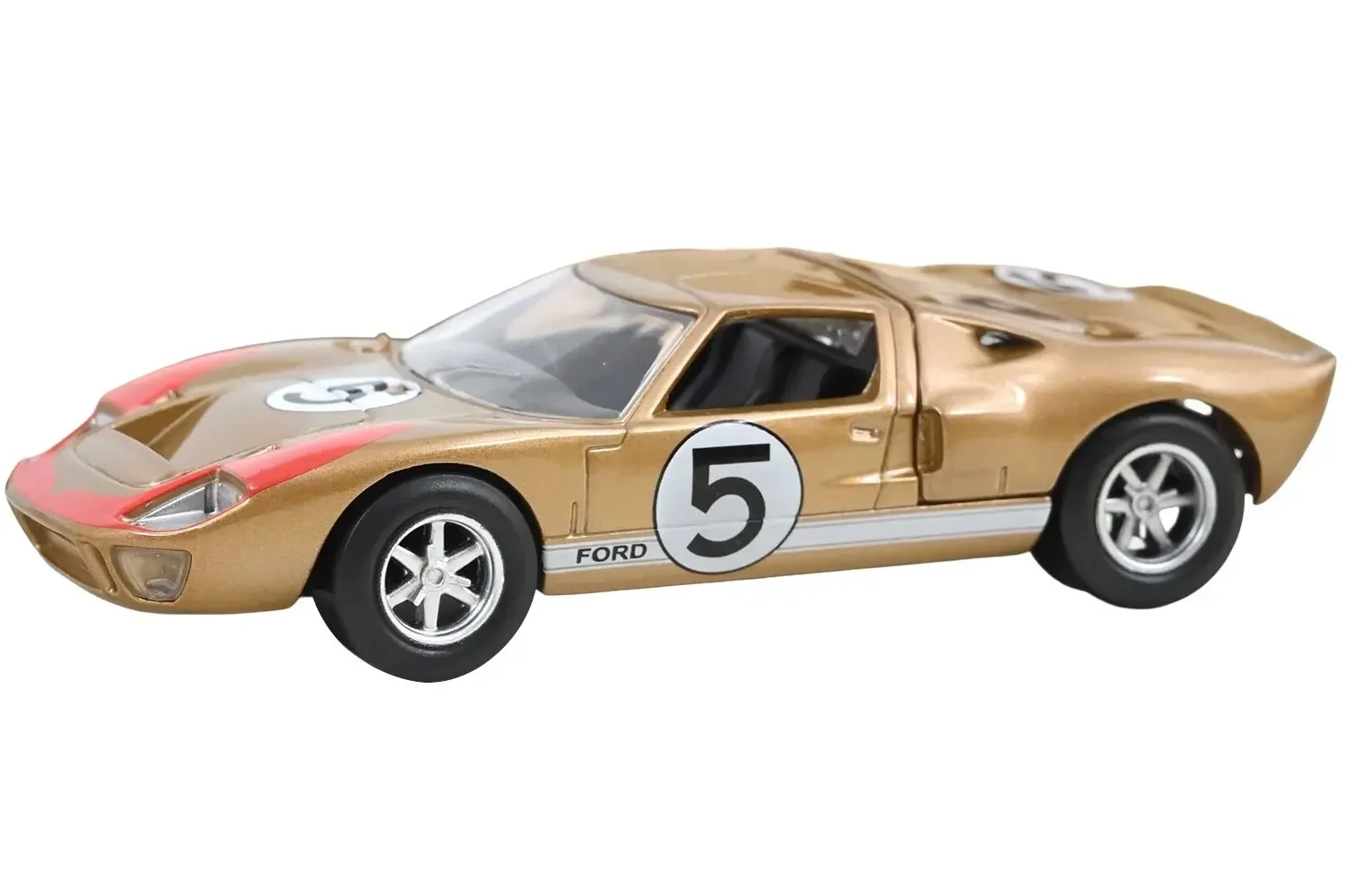 1:43 FORD GT40 №5 3rd 24h LE MANS RONNIE BUCKNUM - DICK HUTCHERSON (1966), gold - 270578